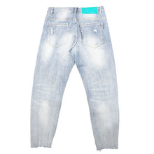 画像をギャラリービューアに読み込む, DOWBL/ ダブル/ Palm Logo Damage Cut Denim  【全1色】