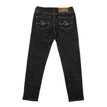 画像をギャラリービューアに読み込む, DOWBL/ ダブル/ Cursive Super Skinny Rigid Black Denim  【全1色】