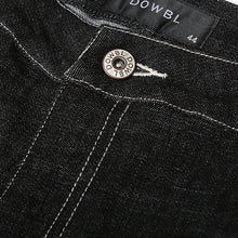 画像をギャラリービューアに読み込む, DOWBL/ ダブル/ Cursive Super Skinny Rigid Black Denim  【全1色】
