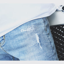 画像をギャラリービューアに読み込む, DOWBL/ ダブル/ Tropical Logo Bleach Denim  【全1色】