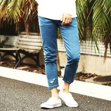 画像をギャラリービューアに読み込む, DOWBL/ ダブル/ Gold Lip Ankle Skinny Denim  【全1色】