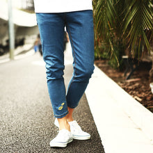 画像をギャラリービューアに読み込む, DOWBL/ ダブル/ Gold Lip Ankle Skinny Denim  【全1色】