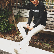 画像をギャラリービューアに読み込む, DOWBL/ ダブル/ Knee Clash Gray Skinny Denim  【全1色】