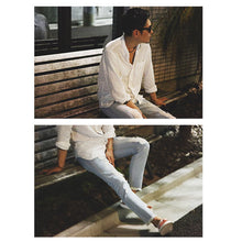 画像をギャラリービューアに読み込む, DOWBL/ ダブル/ Damage Bleach Cut Skinny Denim  【全1色】