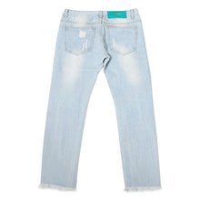画像をギャラリービューアに読み込む, DOWBL/ ダブル/ Damage Bleach Cut Skinny Denim  【全1色】