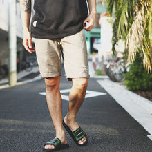 画像をギャラリービューアに読み込む, DOWBL/ ダブル/ Palm Logo Linen Shorts  【全6色】