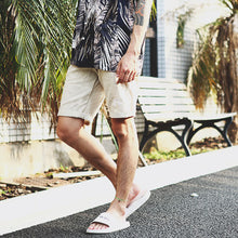 画像をギャラリービューアに読み込む, DOWBL/ ダブル/ Palm Logo Linen Shorts  【全6色】