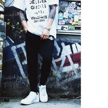 画像をギャラリービューアに読み込む, DOWBL/ ダブル/ Two Face Rhombus Skinny Sweat Pants  【全2色】