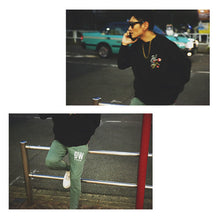 画像をギャラリービューアに読み込む, DOWBL/ ダブル/ Dyed Basic Logos Sweat Pants  【全1色】