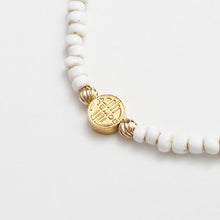 画像をギャラリービューアに読み込む, DOWBL/ ダブル/ Circle Icon WhiteBeads Necklace  【全1色】