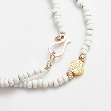 画像をギャラリービューアに読み込む, DOWBL/ ダブル/ Circle Icon WhiteBeads Necklace  【全1色】