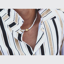 画像をギャラリービューアに読み込む, DOWBL/ ダブル/ Circle Icon WhiteBeads Necklace  【全1色】