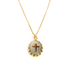 画像をギャラリービューアに読み込む, DOWBL/ ダブル/ Gold Cross Top Necklace  【全1色】