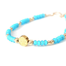 画像をギャラリービューアに読み込む, DOWBL/ ダブル/ Circle Icon Charm Beads Bracelet  【全1色】
