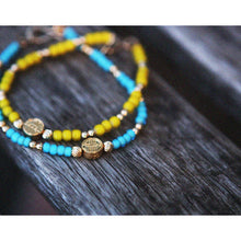 画像をギャラリービューアに読み込む, DOWBL/ ダブル/ Circle Icon Charm Beads Bracelet  【全1色】