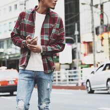 画像をギャラリービューアに読み込む, DOWBL/ ダブル/ Kiss Icon Checked Shirt  【全1色】