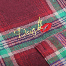 画像をギャラリービューアに読み込む, DOWBL/ ダブル/ Kiss Icon Checked Shirt  【全1色】