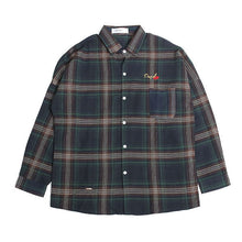画像をギャラリービューアに読み込む, DOWBL/ ダブル/ Kiss Icon Checked Shirt  【全1色】
