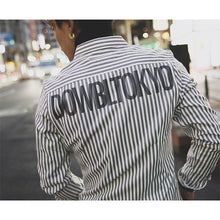画像をギャラリービューアに読み込む, DOWBL/ ダブル/ Gold Refined Striped Shirt  【全1色】
