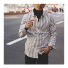 画像をギャラリービューアに読み込む, DOWBL/ ダブル/ Gold Refined Striped Shirt  【全1色】