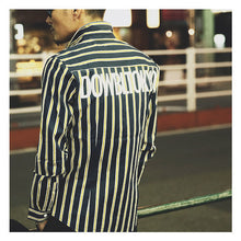画像をギャラリービューアに読み込む, DOWBL/ ダブル/ Gold Refined Striped Shirt  【全1色】