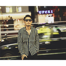 画像をギャラリービューアに読み込む, DOWBL/ ダブル/ Gold Refined Striped Shirt  【全1色】