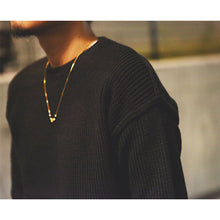 画像をギャラリービューアに読み込む, DOWBL/ ダブル/ Drop Shoulder Bulky Knit  【全1色】