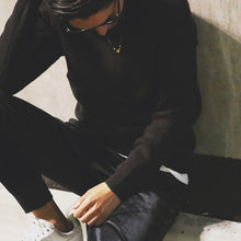 画像をギャラリービューアに読み込む, DOWBL/ ダブル/ Drop Shoulder Bulky Knit  【全1色】