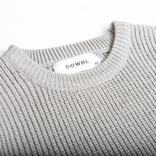 画像をギャラリービューアに読み込む, DOWBL/ ダブル/ Drop Shoulder Bulky Knit  【全1色】