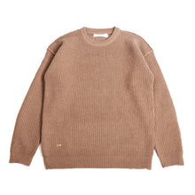 画像をギャラリービューアに読み込む, DOWBL/ ダブル/ Drop Shoulder Bulky Knit  【全1色】