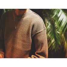 画像をギャラリービューアに読み込む, DOWBL/ ダブル/ Drop Shoulder Bulky Knit  【全1色】
