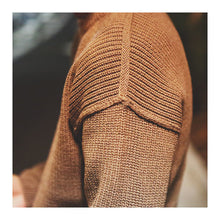画像をギャラリービューアに読み込む, DOWBL/ ダブル/ Drop Shoulder Bulky Knit  【全1色】