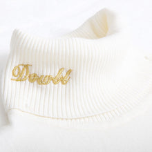 画像をギャラリービューアに読み込む, DOWBL/ ダブル/ Cursive Neck Turtle knitsew  【全1色】