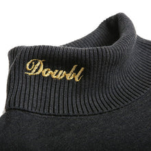 画像をギャラリービューアに読み込む, DOWBL/ ダブル/ Cursive Neck Turtle knitsew  【全1色】
