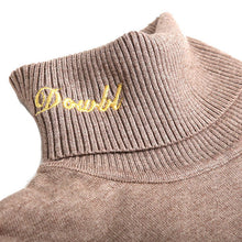画像をギャラリービューアに読み込む, DOWBL/ ダブル/ Cursive Neck Turtle knitsew  【全1色】