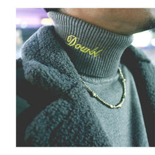 画像をギャラリービューアに読み込む, DOWBL/ ダブル/ Cursive Neck Turtle knitsew  【全1色】