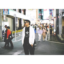 画像をギャラリービューアに読み込む, DOWBL/ ダブル/ Leather Rhombus Zip Hoodie  【全1色】