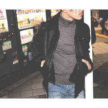 画像をギャラリービューアに読み込む, DOWBL/ ダブル/ Crack Leather Boa Jkt  【全1色】