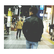 画像をギャラリービューアに読み込む, DOWBL/ ダブル/ Crack Leather Boa Jkt  【全1色】
