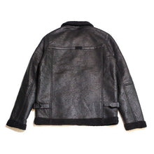 画像をギャラリービューアに読み込む, DOWBL/ ダブル/ Crack Leather Boa Jkt  【全1色】