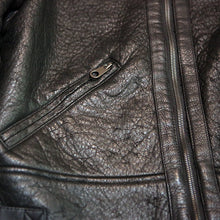 画像をギャラリービューアに読み込む, DOWBL/ ダブル/ Crack Leather Boa Jkt  【全1色】