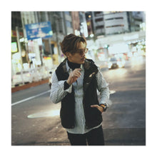 画像をギャラリービューアに読み込む, DOWBL/ ダブル/ Basic Logos Batting Down Vest  【全1色】