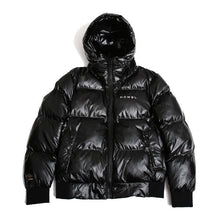 画像をギャラリービューアに読み込む, DOWBL/ ダブル/ Raven Hooded Logo Down Jacket  【全1色】