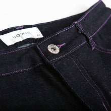 画像をギャラリービューアに読み込む, DOWBL/ ダブル/ Purple Stitches Super Skinny Denim  【全1色】