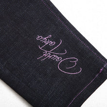 画像をギャラリービューアに読み込む, DOWBL/ ダブル/ Purple Stitches Super Skinny Denim  【全1色】