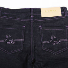 画像をギャラリービューアに読み込む, DOWBL/ ダブル/ Purple Stitches Super Skinny Denim  【全1色】