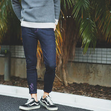 画像をギャラリービューアに読み込む, DOWBL/ ダブル/ Purple Stitches Super Skinny Denim  【全1色】