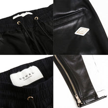 画像をギャラリービューアに読み込む, DOWBL/ ダブル/ Sideline Black Leather Pants  【全1色】
