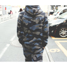 画像をギャラリービューアに読み込む, DOWBL/ ダブル/ Camo fleece Hooded Setup  【全1色】