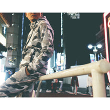 画像をギャラリービューアに読み込む, DOWBL/ ダブル/ Camo fleece Hooded Setup  【全1色】